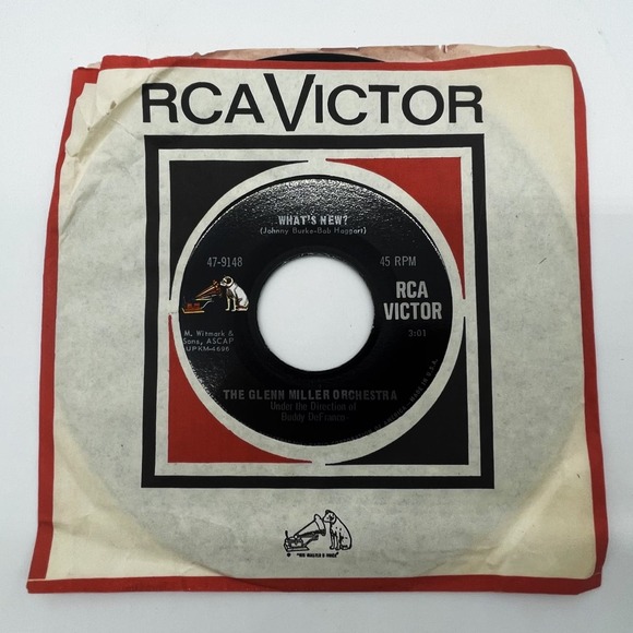 Vtg RCA Victor The Glenn Miller Orchestra 45RPM Music 47-9148 Whats New Vinyl - Picture 1 of 5